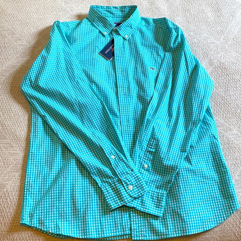 NWT Vineyard Vines men’s button up long sleeve shirt